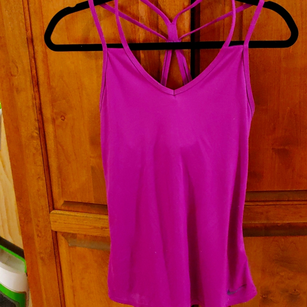 Purple Nike work out shirt